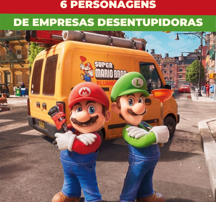 Personagens de Empresas Desentupidoras no Entretenimento